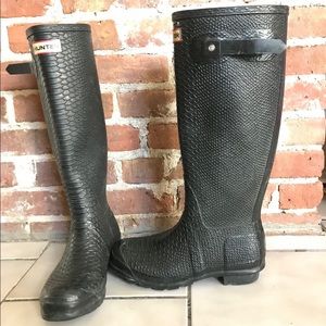Authentic hunter “boa” rainboots